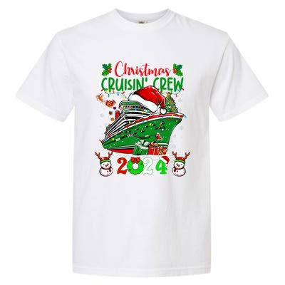 Merry Cruisemas Cruise 2024 Funny Christmas Cruisin Crew Garment-Dyed Heavyweight T-Shirt