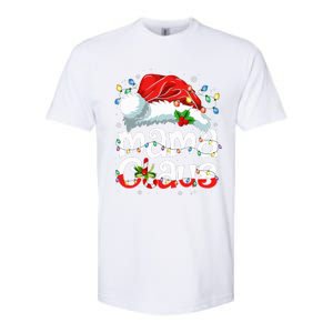 Mama Claus Christmas Lights Santa Hat Pajama Family Matching  Softstyle CVC T-Shirt