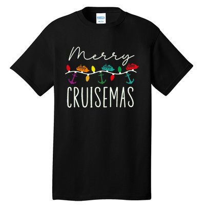 Merry Cruisemas Cruise Christmas Xmas Pajamas Holiday Funny Tall T-Shirt