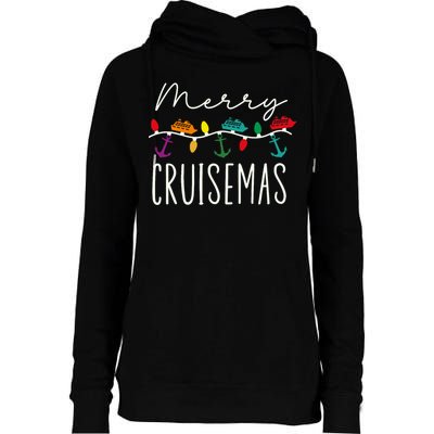 Merry Cruisemas Cruise Christmas Xmas Pajamas Holiday Funny Womens Funnel Neck Pullover Hood