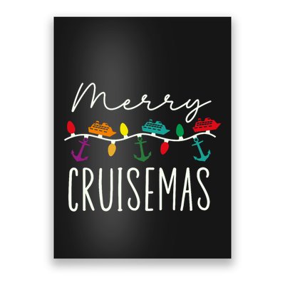 Merry Cruisemas Cruise Christmas Xmas Pajamas Holiday Funny Poster