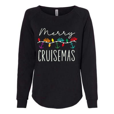 Merry Cruisemas Cruise Christmas Xmas Pajamas Holiday Funny Womens California Wash Sweatshirt