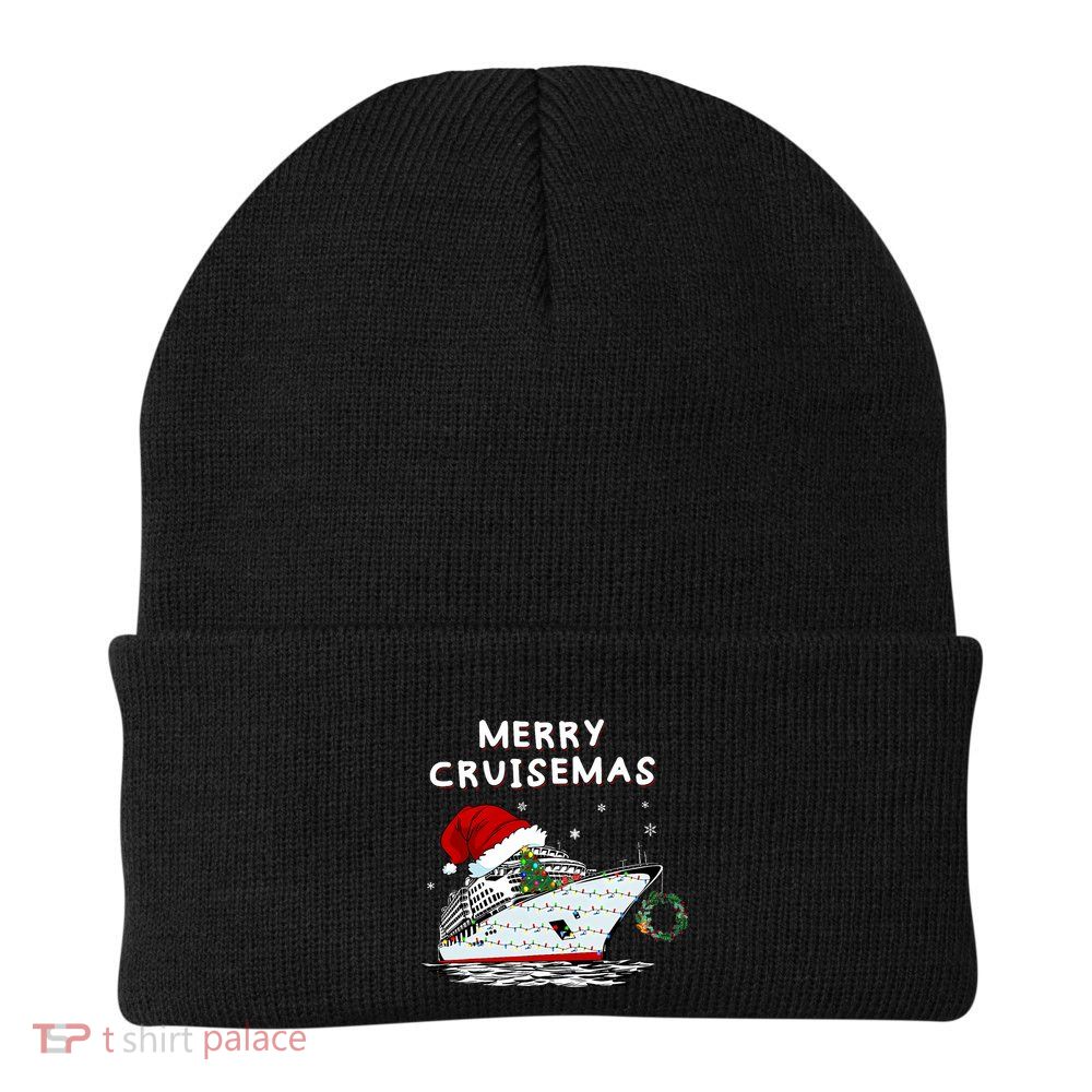Merry Cruisemas Cruise Ship Santa Hat Christmas Holiday Beanie