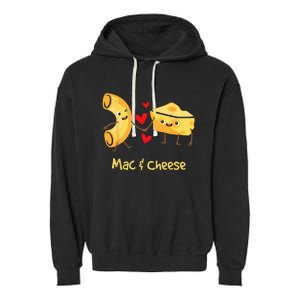 Mac & Cheese Couple Macaroni And Cheese Lover Foodie Garment-Dyed Fleece Hoodie