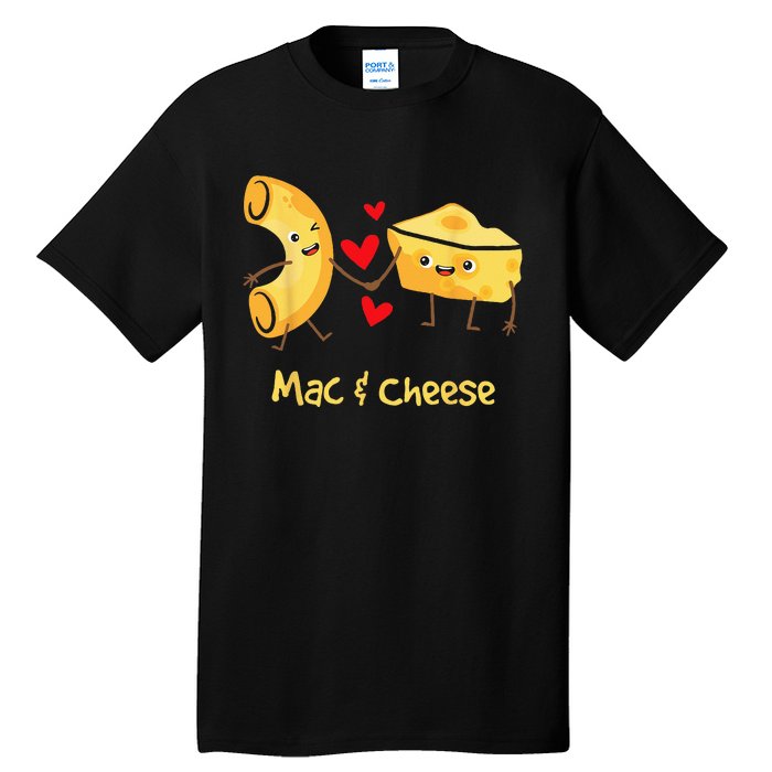 Mac & Cheese Couple Macaroni And Cheese Lover Foodie Tall T-Shirt