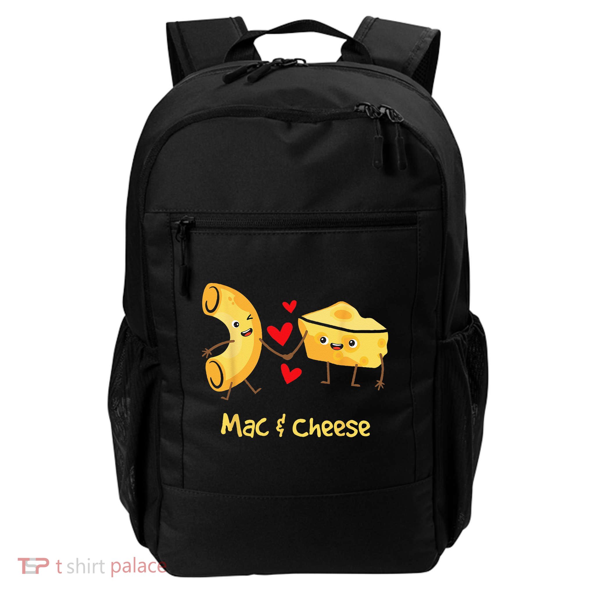 Mac & Cheese Couple Macaroni And Cheese Lover Foodie Daily Commute Backpack