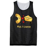 Mac & Cheese Couple Macaroni And Cheese Lover Foodie Mesh Reversible Basketball Jersey Tank