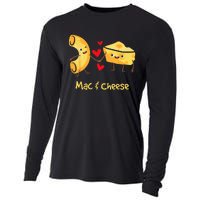 Mac & Cheese Couple Macaroni And Cheese Lover Foodie Cooling Performance Long Sleeve Crew