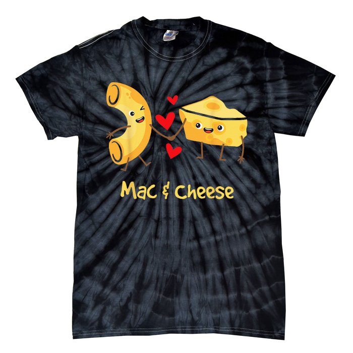 Mac & Cheese Couple Macaroni And Cheese Lover Foodie Tie-Dye T-Shirt