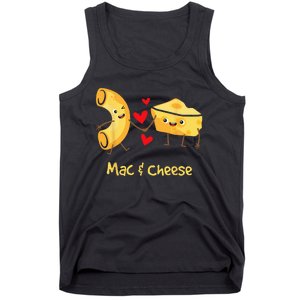 Mac & Cheese Couple Macaroni And Cheese Lover Foodie Tank Top