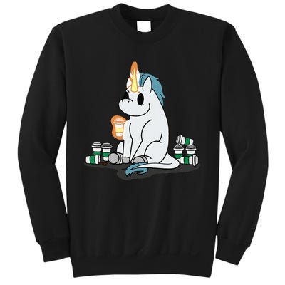 McSnoots Caffeine Coffee Unicorn Sweatshirt