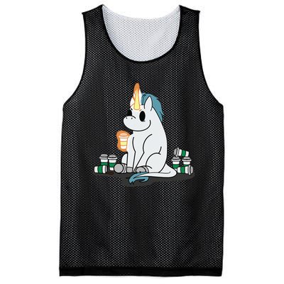 McSnoots Caffeine Coffee Unicorn Mesh Reversible Basketball Jersey Tank