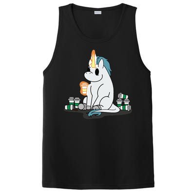 McSnoots Caffeine Coffee Unicorn PosiCharge Competitor Tank