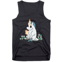 McSnoots Caffeine Coffee Unicorn Tank Top