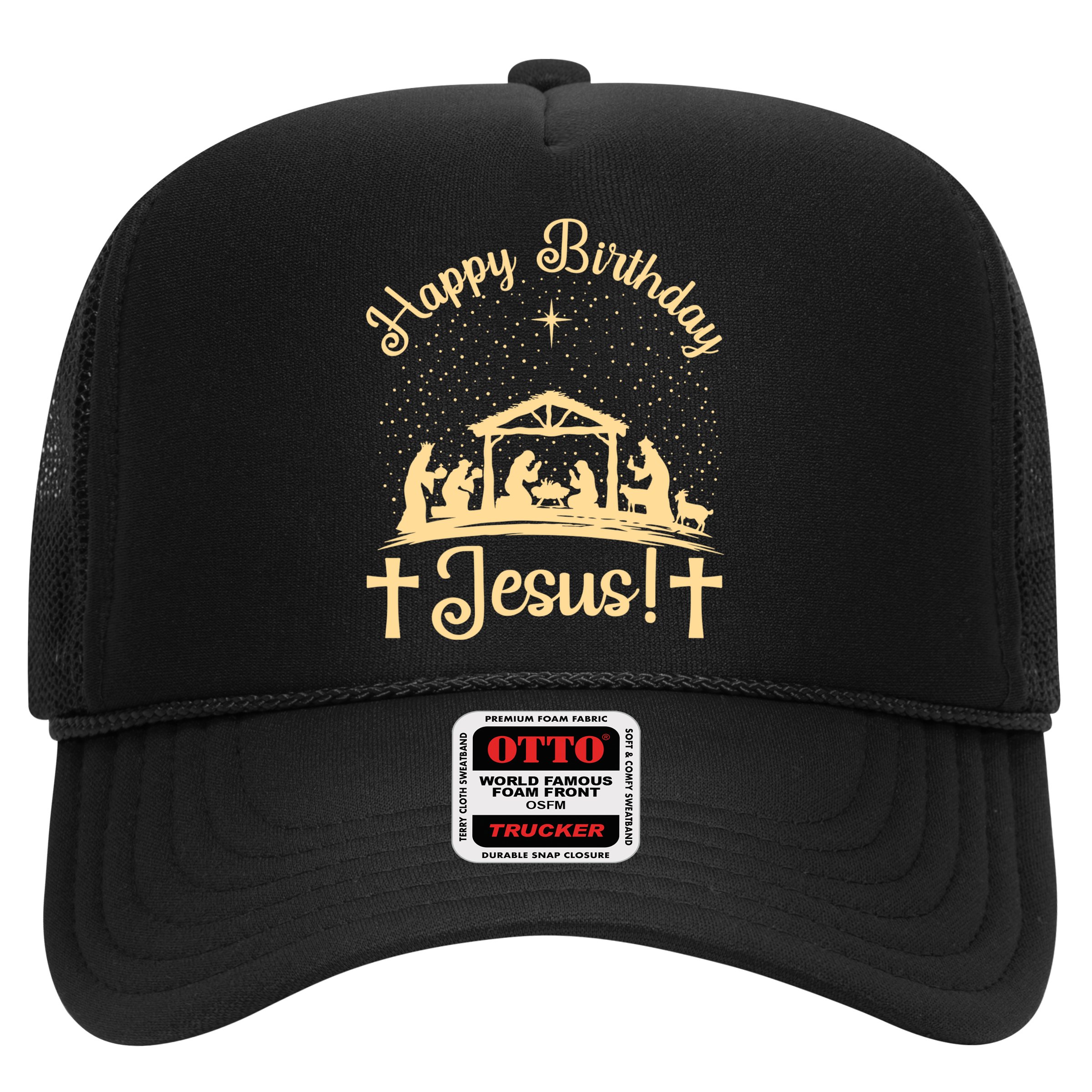 Merry Christmas Christian Happy Birthday Jesus Christ Xmas Hat