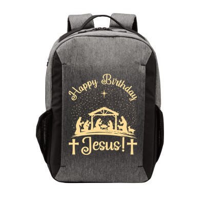 Merry Christmas Christian Happy Birthday Jesus Christ Xmas Vector Backpack