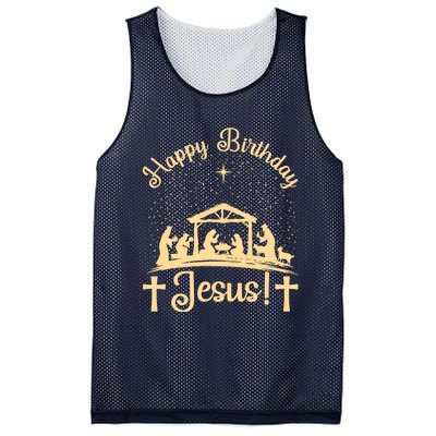 Merry Christmas Christian Happy Birthday Jesus Christ Xmas Mesh Reversible Basketball Jersey Tank