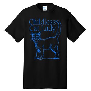 Meidastouch Childless Cat Lady Tall T-Shirt