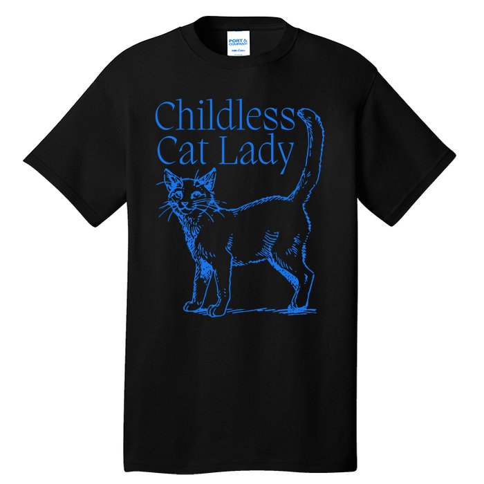 Meidastouch Childless Cat Lady Tall T-Shirt