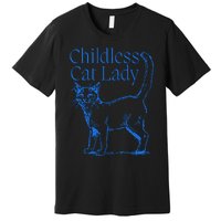 Meidastouch Childless Cat Lady Premium T-Shirt