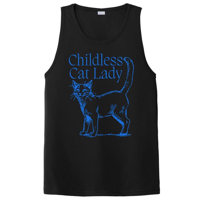 Meidastouch Childless Cat Lady PosiCharge Competitor Tank