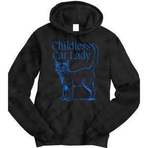 Meidastouch Childless Cat Lady Tie Dye Hoodie