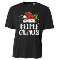 Mimi Claus Christmas Lights Pajama Family Matching Cooling Performance Crew T-Shirt