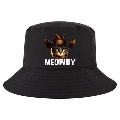 Meowdy Cat Cowboy Funny Cat Meme Cool Comfort Performance Bucket Hat