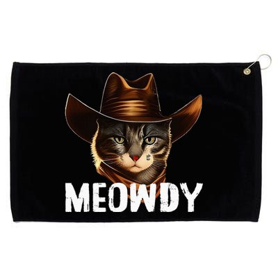 Meowdy Cat Cowboy Funny Cat Meme Grommeted Golf Towel