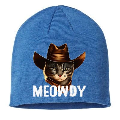 Meowdy Cat Cowboy Funny Cat Meme Sustainable Beanie