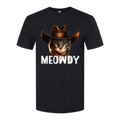 Meowdy Cat Cowboy Funny Cat Meme Softstyle® CVC T-Shirt