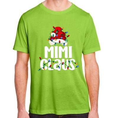 Mimi Claus Christmas Lights Pajama Family Matching Adult ChromaSoft Performance T-Shirt