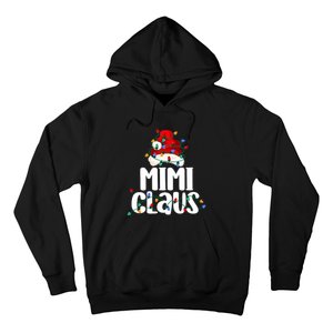 Mimi Claus Christmas Lights Pajama Family Matching Hoodie