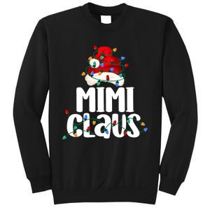 Mimi Claus Christmas Lights Pajama Family Matching Sweatshirt