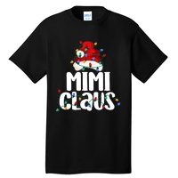 Mimi Claus Christmas Lights Pajama Family Matching Tall T-Shirt