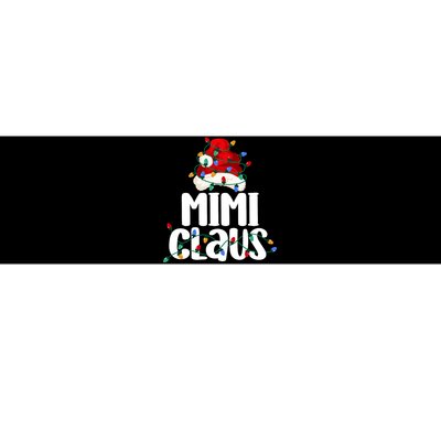 Mimi Claus Christmas Lights Pajama Family Matching Bumper Sticker