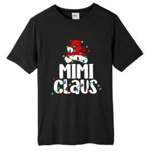 Mimi Claus Christmas Lights Pajama Family Matching Tall Fusion ChromaSoft Performance T-Shirt