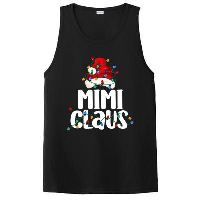 Mimi Claus Christmas Lights Pajama Family Matching PosiCharge Competitor Tank