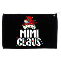 Mimi Claus Christmas Lights Pajama Family Matching Grommeted Golf Towel