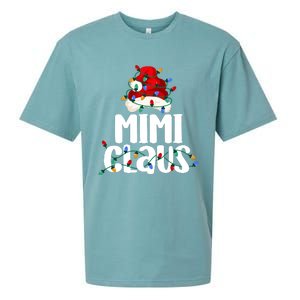 Mimi Claus Christmas Lights Pajama Family Matching Sueded Cloud Jersey T-Shirt