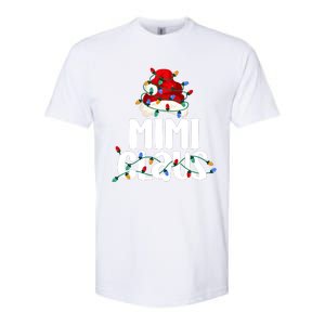 Mimi Claus Christmas Lights Pajama Family Matching Softstyle CVC T-Shirt