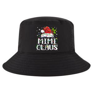 Mimi Claus Cool Gift Christmas Lights Pajama Family Matching Funny Gift Cool Comfort Performance Bucket Hat