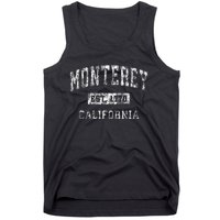 Monterey California Ca Vintage Established Tank Top