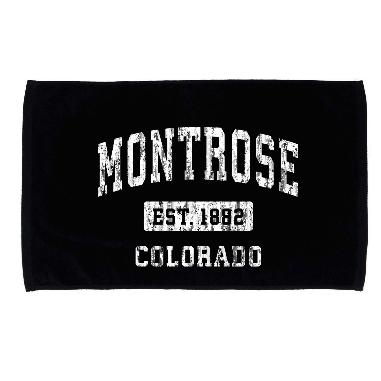 Montrose Colorado Co Vintage Sports Established Microfiber Hand Towel