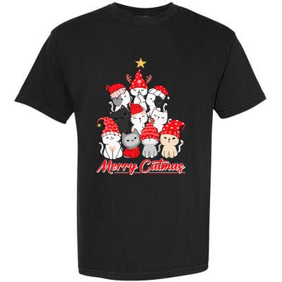 Merry Catmas Christmas Ugly Xmas Cat Lover Garment-Dyed Heavyweight T-Shirt