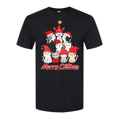 Merry Catmas Christmas Ugly Xmas Cat Lover Softstyle CVC T-Shirt