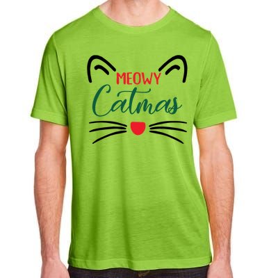 Meowy Catmas Christmas Gift Adult ChromaSoft Performance T-Shirt