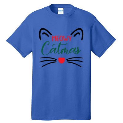 Meowy Catmas Christmas Gift Tall T-Shirt