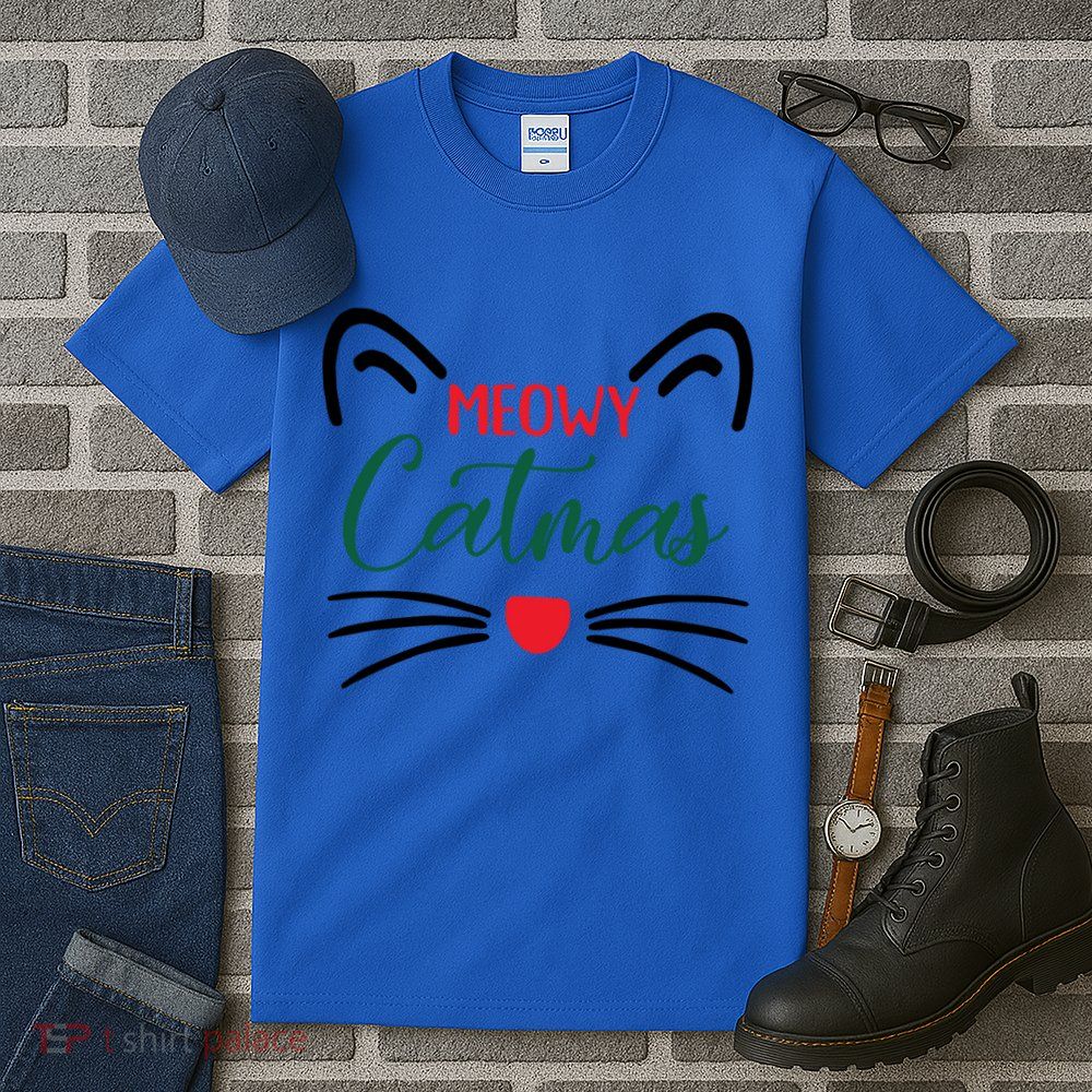 Meowy Catmas Christmas Gift Tall T-Shirt