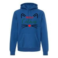 Meowy Catmas Christmas Gift Premium Hoodie